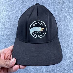 Goose Island Men's S/M Black Snapback Chicago Beer Baseball Hat Cap